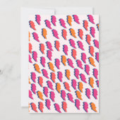 Aangepaste bliksemschicht bedankkaart (Achterkant)