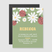 Aangepaste bloeding magnetische uitnodiging (Voorkant / Achterkant)