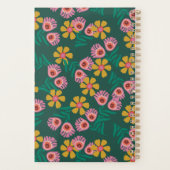 aangepaste bloem groene mooie cute planner agenda (Achterkant)