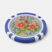 Aangepaste bloem poker chips (Enkel)