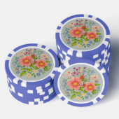 Aangepaste bloem poker chips (Opstapeling)