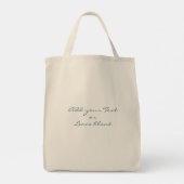 Aangepaste bloem S Letter waterverf bladmonogram Tote Bag (Achterkant)