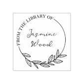 Aangepaste bloem Uit de Bibliotheek Van Rubberstempel (Afrduk)