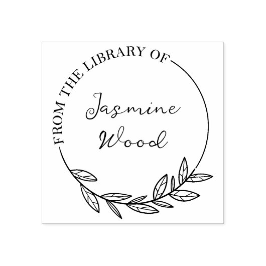 Aangepaste bloem Uit de Bibliotheek Van Rubberstempel (Afrduk)