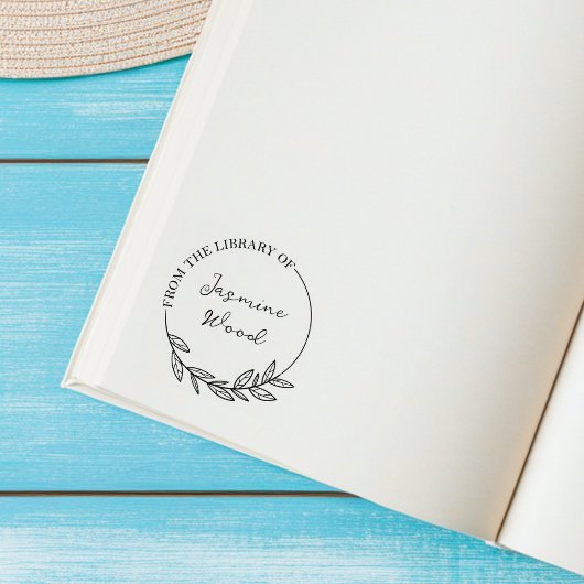 Aangepaste bloem Uit de Bibliotheek Van Rubberstempel