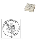 Aangepaste bloem uit de bibliotheek van rubberstempel (Gestempeld)