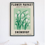 Aangepaste bloem voor bloemen voor bloemen voor bl poster<br><div class="desc">Deze kunstdruk is in de stijl van een poster van de bloemmarkt. De bloemen zijn sneeuwpoppen, de geboortebloem voor januari. Er is ruimte om de tekst te personaliseren om de plaats in ergens speciaal voor u en de ondertitel aan iemands naam of geboortedatum te veranderen. Dit zou perfect zijn voor...</div>