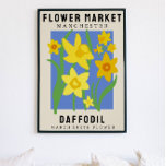 Aangepaste bloem voor bloemen voor bloemen voor bl poster<br><div class="desc">Deze kunstdruk is in de stijl van een poster van de bloemmarkt. De bloemen zijn Daffodils, de geboortebloem voor maart. Er is ruimte om de tekst te personaliseren om de plaats in ergens speciaal voor u en de ondertitel aan iemands naam of geboortedatum te veranderen. Dit zou perfect zijn voor...</div>