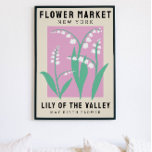 Aangepaste bloem voor bloemen voor bloemen voor bl poster<br><div class="desc">Deze kunstdruk is in de stijl van een poster van de bloemmarkt. De bloemen zijn Lily van de Valley, de geboortebloem voor mei. Er is ruimte om de tekst te personaliseren om de plaats in ergens speciaal voor u en de ondertitel aan iemands naam of geboortedatum te veranderen. Dit zou...</div>