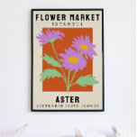 Aangepaste bloem voor bloemen voor bloemen voor bl poster<br><div class="desc">Deze kunstdruk is in de stijl van een poster van de bloemmarkt. De bloemen zijn de Asters, die de geboortebloem zijn voor september. Er is ruimte om de tekst te personaliseren om de plaats in ergens speciaal voor u en de ondertitel aan iemands naam of geboortedatum te veranderen. Dit zou...</div>