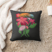 Aangepaste bloemboeket esthetische Boho-bloem  Kussen (Deken)