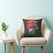 Aangepaste bloemboeket esthetische Boho-bloem  Kussen (Stoel)