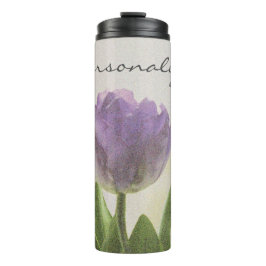 Aangepaste bloemen bloem thermische tumbler reizen thermosbeker