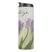 Aangepaste bloemen bloem thermische tumbler reizen thermosbeker (Geroteerd rechts)