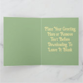 Aangepaste Bloemen Kerst Vredesbord Bokeh Lights Kaart (Binnen)