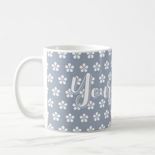 Aangepaste bloemen koffiemok (Links)