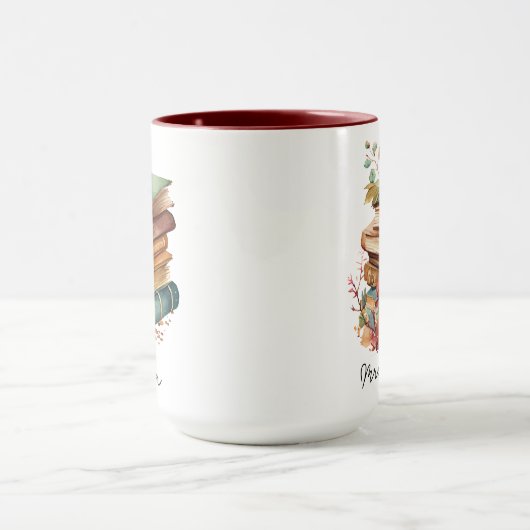 Aangepaste Bloemen Liefhebbers Gift voor Lezer Ler Mok (Midden)