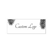 Aangepaste Bloemen Logo Rubber Stamp Rubberstempel (Afrduk)