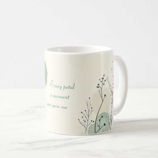 Aangepaste Bloemen Mok voor Mam – Gentle Dankbaarh (Voorkant rechts)