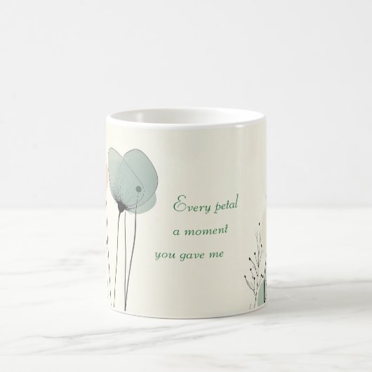 Aangepaste Bloemen Mok voor Mam – Gentle Dankbaarh (Center)