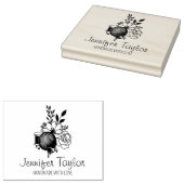 Aangepaste Bloemen Naaien, Handgemaakte Bedrijf Gr Rubberstempel (Gestempeld)