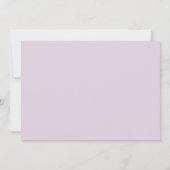 Aangepaste bloemen save the date (Achterkant)