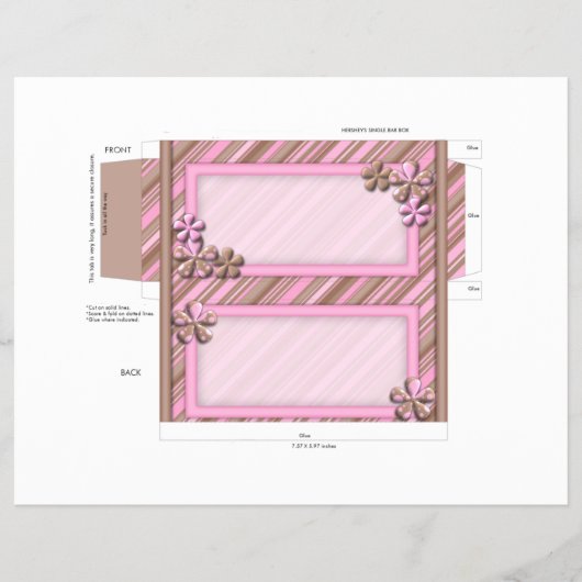 Aangepaste bloemen Snoep balk Vakbakkersvoorkeur Flyer (Voorkant)