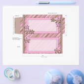 Aangepaste bloemen Snoep balk Vakbakkersvoorkeur Flyer (Enkel)