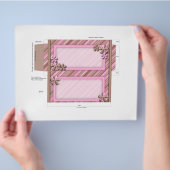 Aangepaste bloemen Snoep balk Vakbakkersvoorkeur Flyer (Hand)