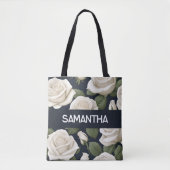 Aangepaste Bloemen Tas voor Mam, Verjaardag Gift v (Voorkant)