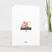 Aangepaste Bloemen Verjaardag Kaart 100 jaar Jong (Achterkant)