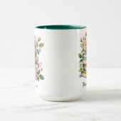 Aangepaste Bloemenboeken Leraar Waardering Bibliot Mok (Midden)