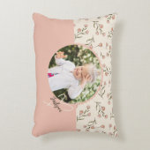 Aangepaste bloemenfoto kussen voor kinderkamer (Voorkant(Verticaal))