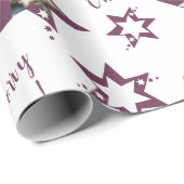 Aangepaste Bloemist Feestelijke 'Vrolijke Kerstmis Cadeaupapier (Rol Hoek)