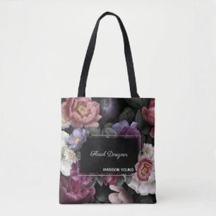 Aangepaste Bloemist Shop Tote Bag