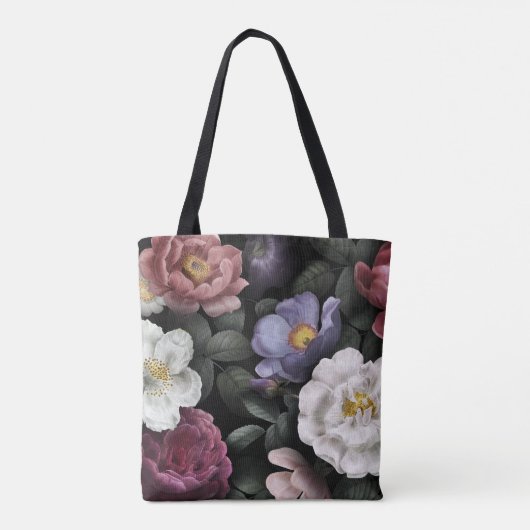 Aangepaste Bloemist Shop Tote Bag (Achterkant)