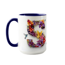 Aangepaste bloemletter S