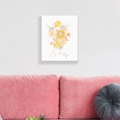 Aangepaste bloemstukken Boho-kinderkamer wandkunst Canvas Afdruk (Insitu (Woonkamer))