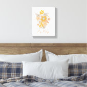 Aangepaste bloemstukken Boho-kinderkamer wandkunst Canvas Afdruk (Insitu (Slaapkamer))