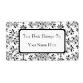 Aangepaste  blokbalkplaat van het flessenpatroon etiket (Voorkant)