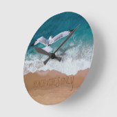 Aangepaste blokflesjes alleen zeeschildpadden aan  ronde klok (Hoek)