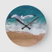 Aangepaste blokflesjes alleen zeeschildpadden aan  ronde klok (Voorkant)