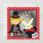 Aangepaste blond meisje Hocus Pocus Birthday Invit Kaart (Voorkant)