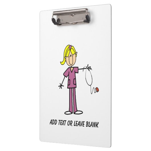 Aangepaste blond-muis figuur zenuwklembord klembord (Links)