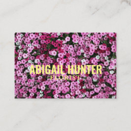 Aangepaste "Blooming Flowers" (UK/Euro) Visitekaartje