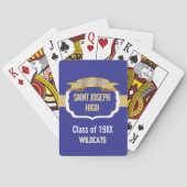 Aangepaste BLUE 50e klasreünie Pokerkaarten (Achterkant)