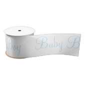 Aangepaste Blue Baby Boy Elegant Baby Gift Satin Satijnen Lint (Spoel)