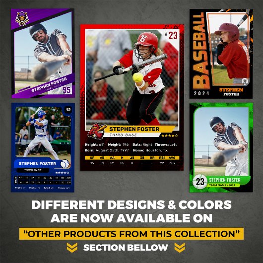 Aangepaste Blue Baseball Trading Kaart Baseball Pl Contactkaartje