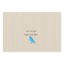 Aangepaste Blue Bird Tanager Waterverf Linnen Vint