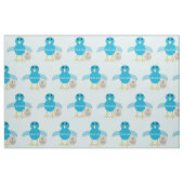 Aangepaste Blue Birthday Boy Chick Craft Fabric Stof (Fat Quarter)